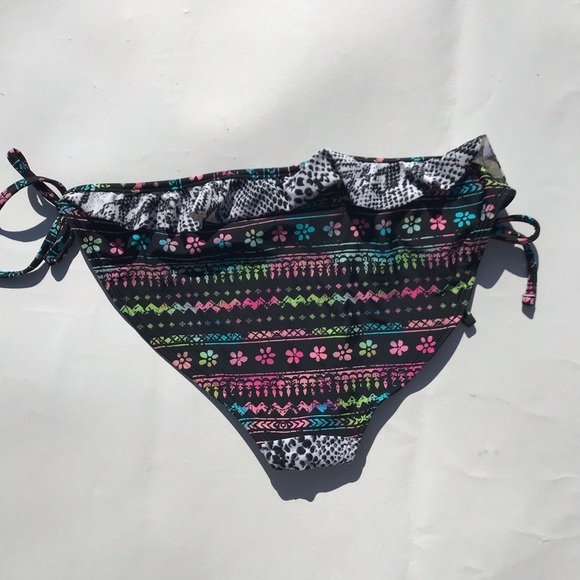 Vintage MUDD Ruffle Bikini Bottom Snake Print XL - Picture 1 of 6